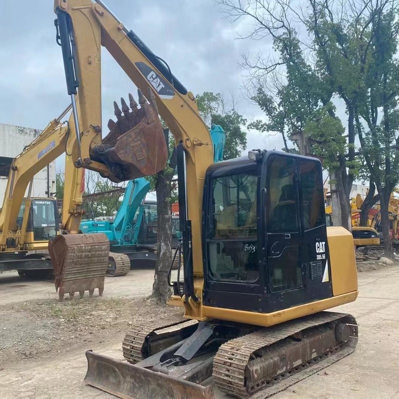 Excavateur d'occasion CAT305.5E 5 tonnes Petit type Mini Creuseur creuseur 0.22m3 seau