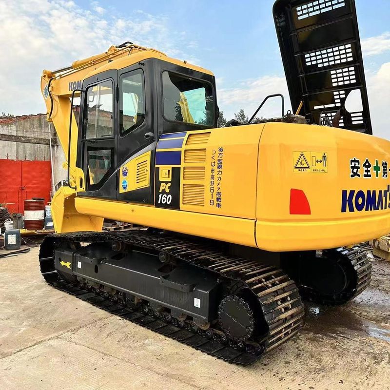 Excavateur Komatsu PC160 d'occasion de 16 tonnes
