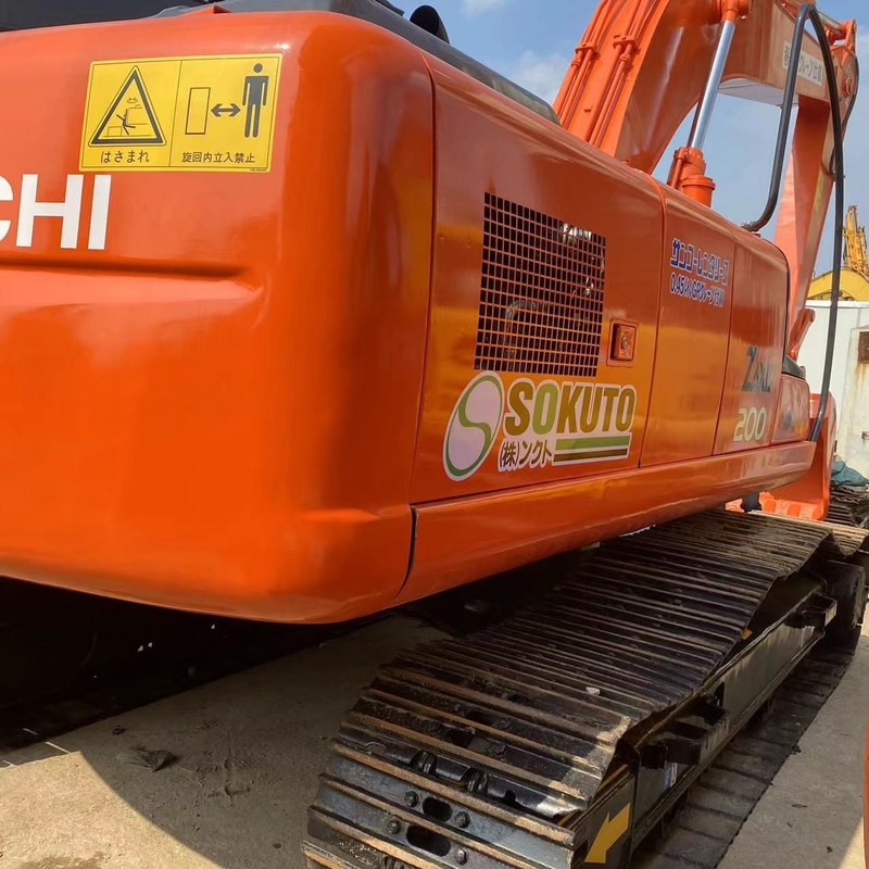 Excavateur d'occasion Original Hitachi ZX200-7 Hydraulique de seconde main 20 tonnes Excavateur à rampe 109.7kw