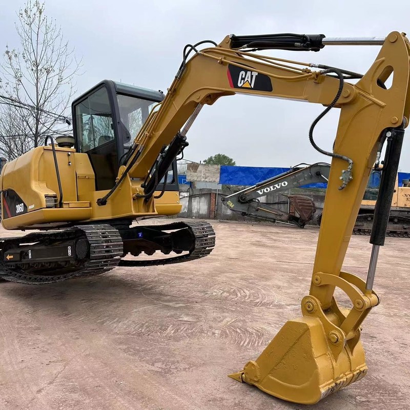 Excavateur d'occasion CAT 306D de seconde main 6ton Crawler Mini fabriqué au Japon 41kw