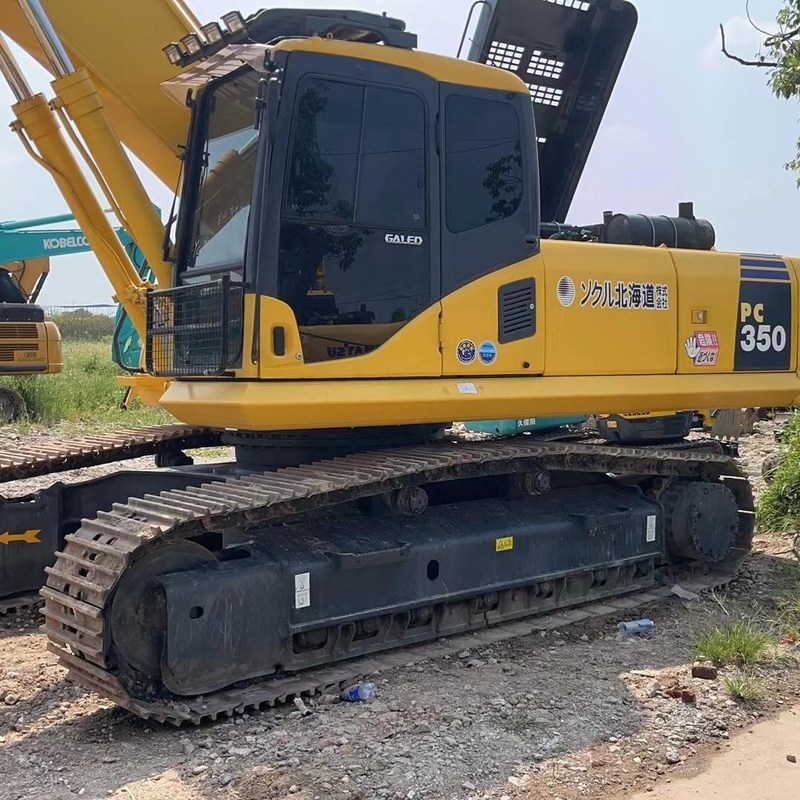 Utilisé Komatsu Digger PC350-7 Utilisé 35 tonnes Grand type Excavateur à rampe à grande échelle 180kw