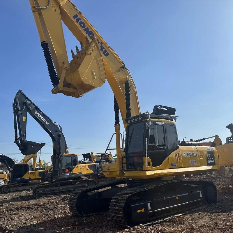 Scondhand Komatsu Excavator PC350-7 Utilisé 35 tonnes gros type creuseur creuseur 180kw 1.4m3 seau