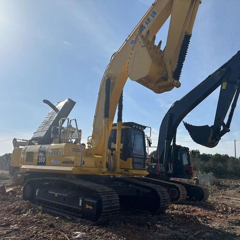 Scondhand Komatsu Excavator PC350-7 utilisé 35 tonnes gros type creuseur creuseur