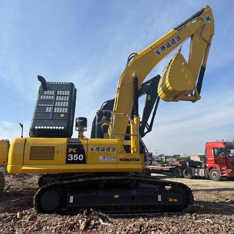 Scondhand Komatsu Excavator PC350-7 Utilisé 35 tonnes gros type creuseur creuseur 180kw 1.4m3 seau