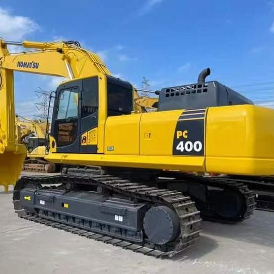 Utilisé Komatsu Digger PC400-8 de seconde main 40 tonnes gros type Excavateur à rampe 257kw