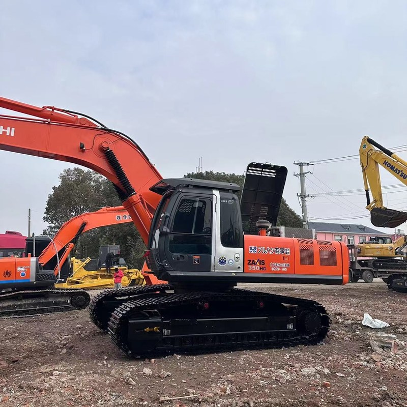 Excavateur d'occasion Original Hitachi ZX350HG Hydraulique de seconde main de 35 tonnes Crawler Digger 184.2kw