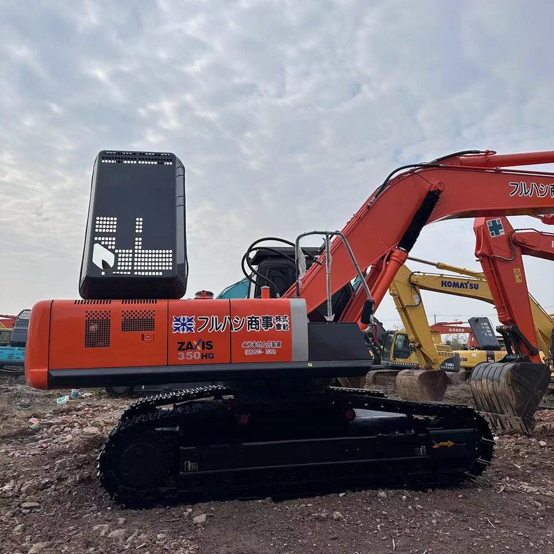 Excavateur d'occasion Original Hitachi ZX350HG Hydraulique de seconde main de 35 tonnes Crawler Digger 184.2kw
