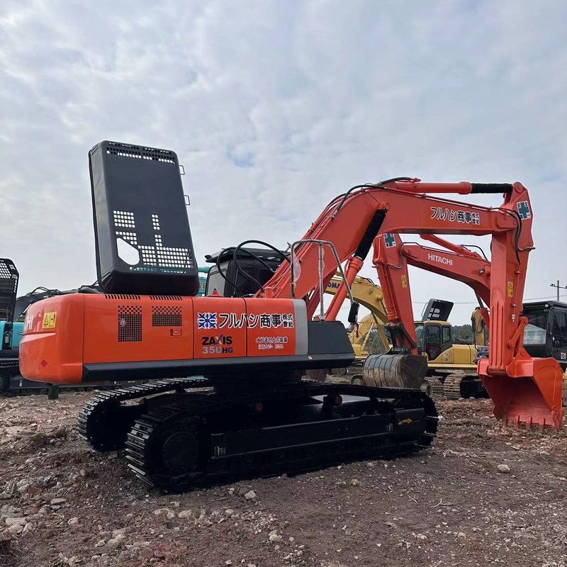Excavateur d'occasion Original Hitachi ZX350HG Hydraulique de seconde main de 35 tonnes Crawler Digger 184.2kw