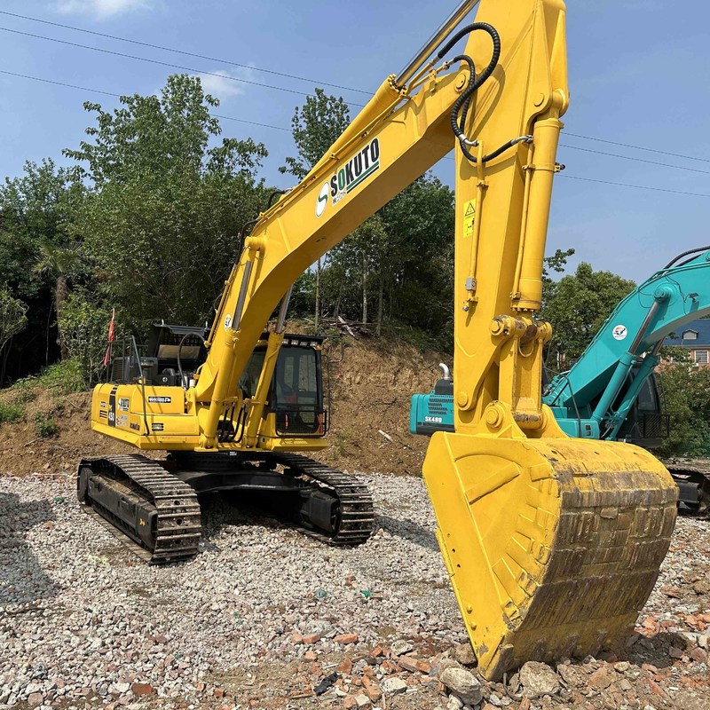 Utilisé Komatsu Digger PC450-7 de seconde main 45 tonnes grosse type Excavateur à rampe 259kw