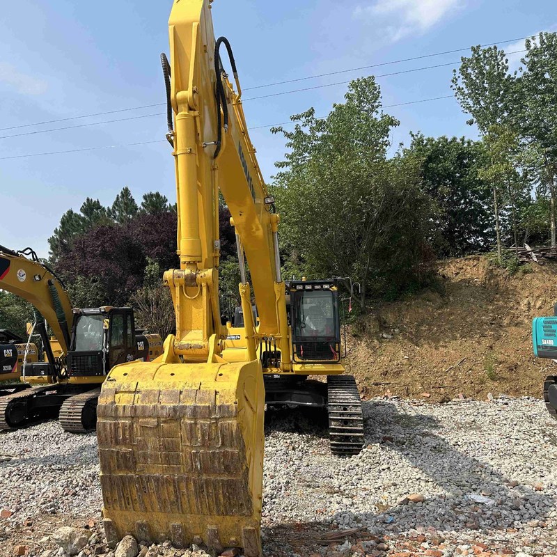 Utilisé Komatsu Digger PC450-7 de seconde main 45 tonnes grosse type Excavateur à rampe 259kw