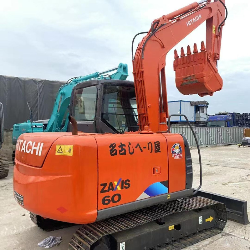 Pelle hydraulique d'occasion Hitachi ZX60 d'occasion, excavatrice 6 tonnes, 40,5 kw