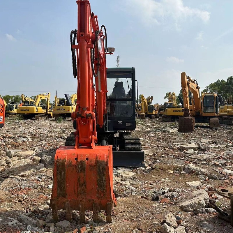 Utilisé Doosan Digger DH55 d'occasion 5,5 tonnes petit type Mini Excavateur à rampe 0,175m3 seau