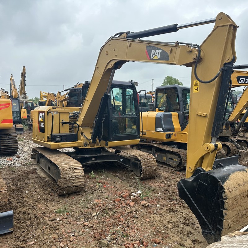 Excavateur d'occasion CAT 308E d'occasion 6 tonnes Mini Crawler Japon 49,7kw avec un seau de 0,31m3