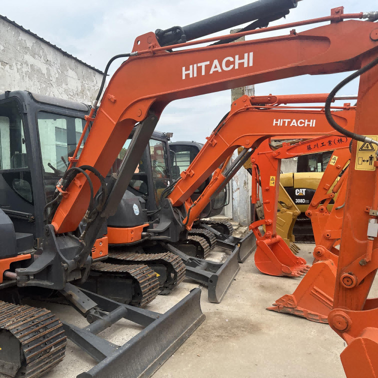 Excavateur d'occasion Original Hitachi ZX50U utilisé Hydraulique 5 tonnes Crawler Digger 0.19m3 seau