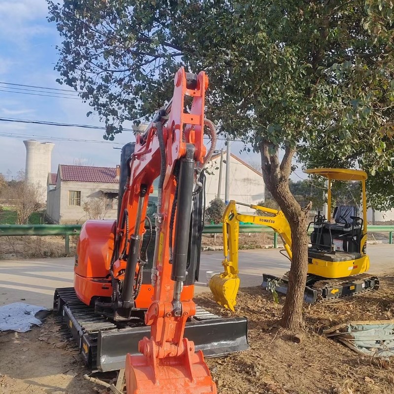 Excavateur mini-excavateur de 3 tonnes d'occasion avec un seau de 0,08 m3