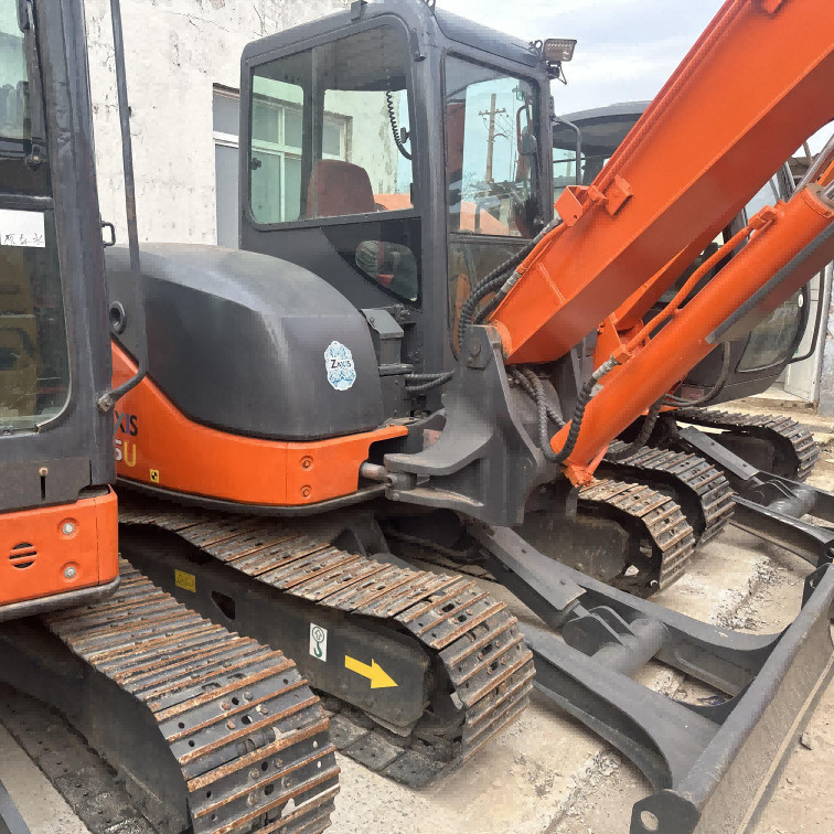 Excavateur d'occasion Original Hitachi ZX50U utilisé Hydraulique 5 tonnes Crawler Digger 0.19m3 seau
