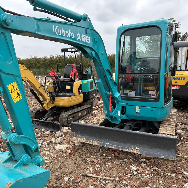 Mini pelle sur chenilles d'occasion 3,5 tonnes, pelle U35 d'occasion, Kubota, 18,5 kw