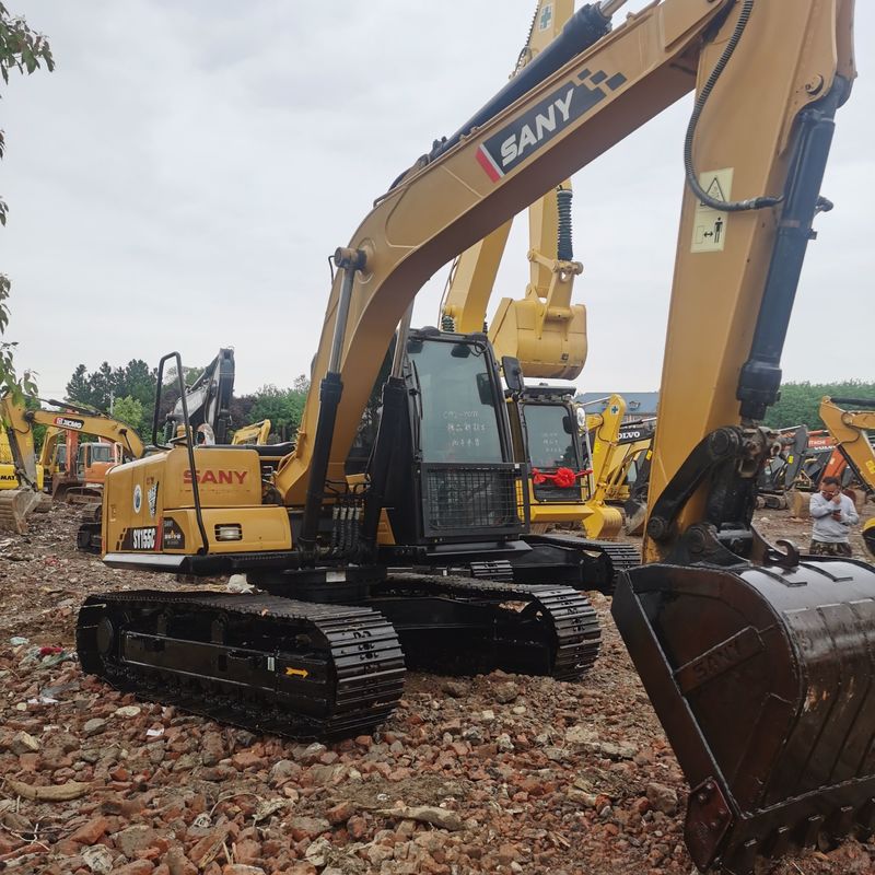 Utilisé SANY Digger SY155C d'occasion 15.5 sur une petite excavatrice