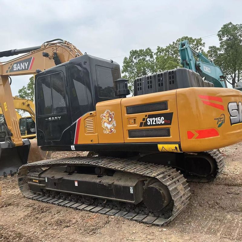 Excavateur SANY SY215C d'occasion Utilisé 21.5 sur une excavatrice de type moyen