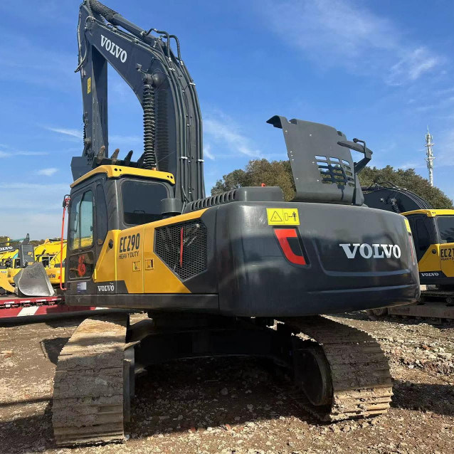 Excavateur d'occasion VOL EC290 d'occasion hydraulique de 29 tonnes Excavateur à rampe 1,3 m3