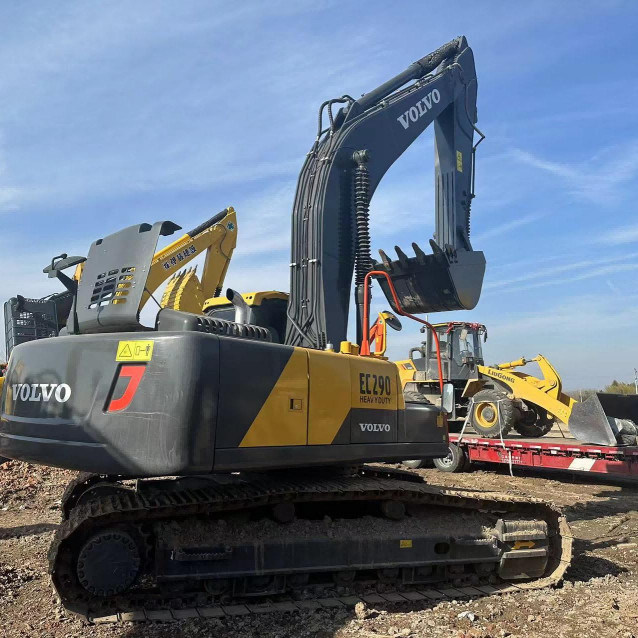 Excavateur d'occasion VOL EC290 d'occasion hydraulique de 29 tonnes Excavateur à rampe 1,3 m3