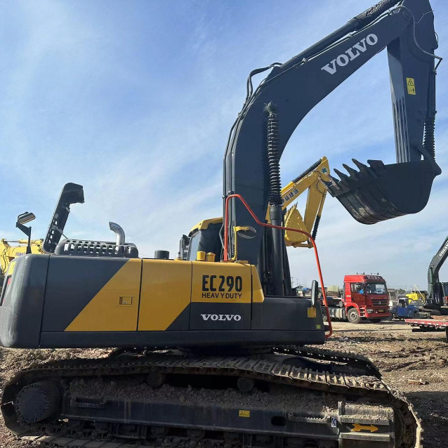 Excavateur d'occasion VOL EC290 d'occasion hydraulique de 29 tonnes Excavateur à rampe 1,3 m3