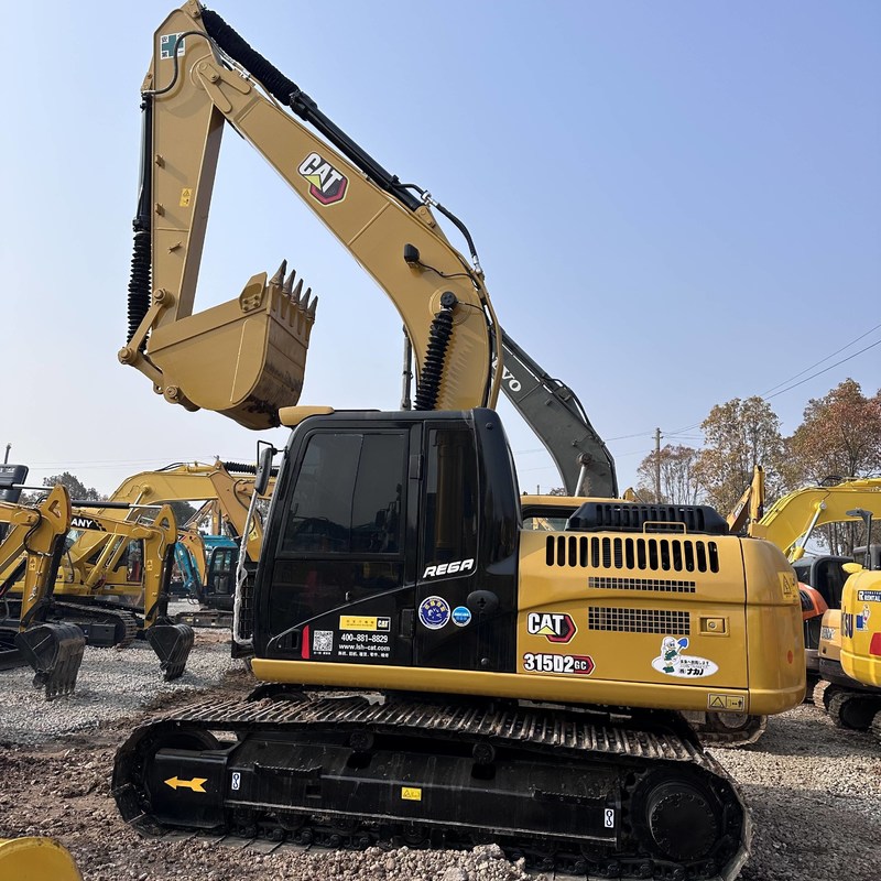 Excavatrice d'occasion Cat 315D2 d'occasion, pelle moyenne de 15 tonnes avec godet de 0,60 m3