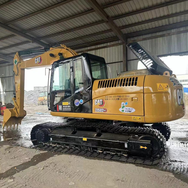Excavateur d'occasion Cat 315D2 d'occasion 15 tonnes Creuseur à rouleaux 0.60m3 seau