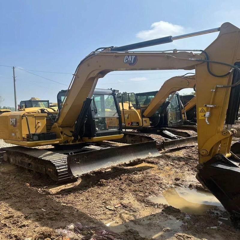 Excavateur de chat d'occasion CAT 308E Mini Crawler japonais manuel de 6 tonnes