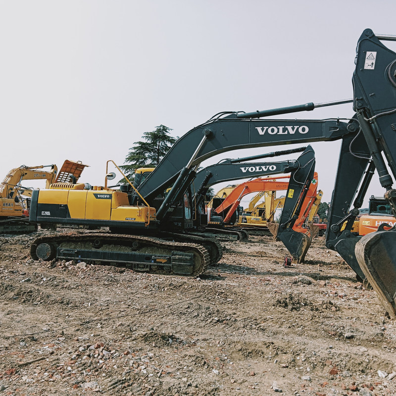 Excavateur d'occasion VOL EC290D d'origine Hydraulique d'occasion de 30 tonnes Creuseuse à rampe 1,5m3
