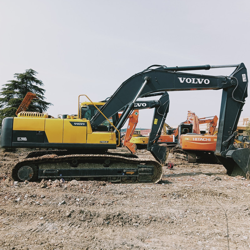 Excavateur d'occasion VOL EC290D d'origine Hydraulique d'occasion de 30 tonnes Creuseuse à rampe 1,5m3