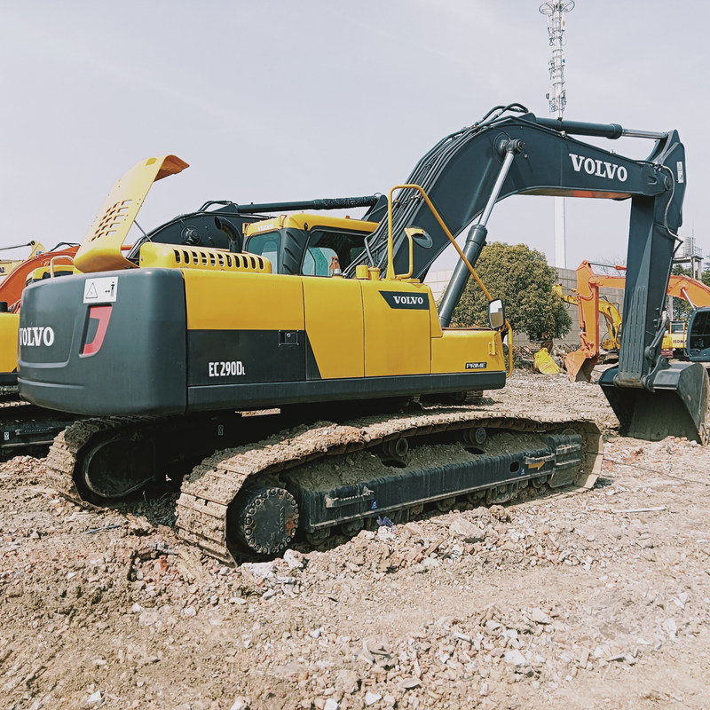 Excavateur d'occasion VOL EC290D d'origine Hydraulique d'occasion de 30 tonnes Creuseuse à rampe 1,5m3