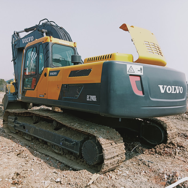Excavateur d'occasion VOL EC290D d'origine Hydraulique d'occasion de 30 tonnes Creuseuse à rampe 1,5m3