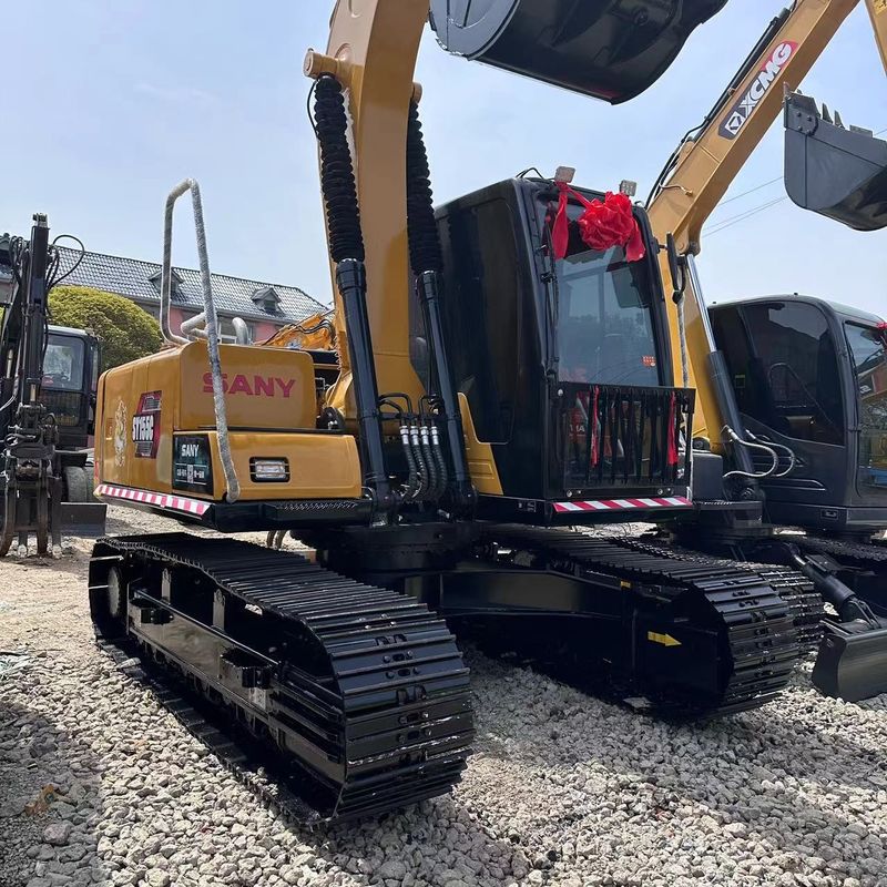 Utilisé SANY Digger SY155C d'occasion 15.5 sur une excavatrice de type moyen
