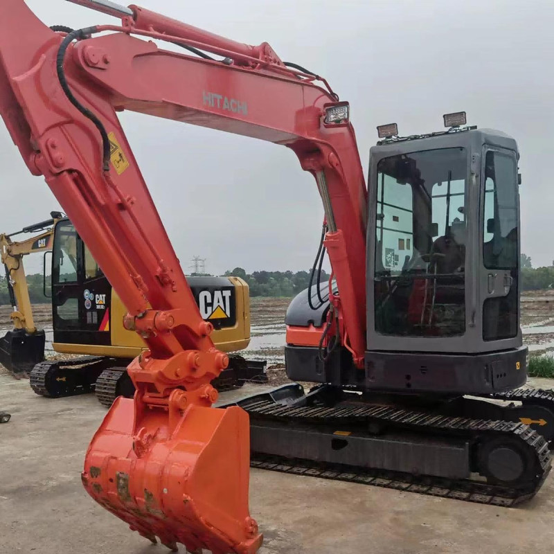 5 tonnes Mini diesel Excavateur d'occasion Hitachi ZX55 Pré-Propriété Crawler 38.23HP manuel