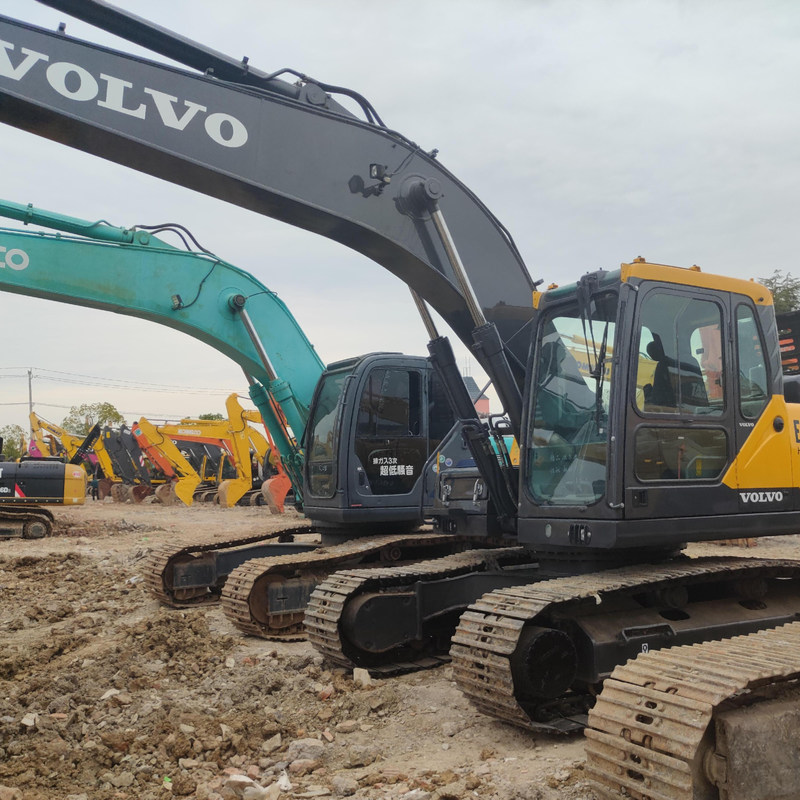 Excavateur hydraulique VOL EC210B 20 tonnes Excavateur à chenilles 107kwn avec un seau de 1,25m3