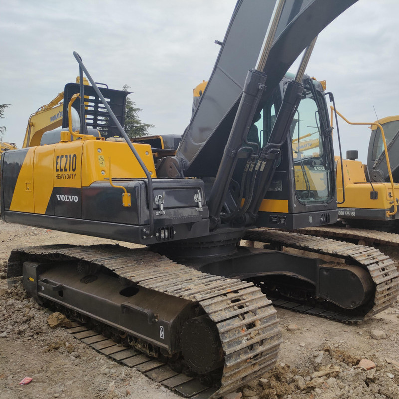 Excavateur hydraulique VOL EC210B 20 tonnes Excavateur à chenilles 107kwn avec un seau de 1,25m3