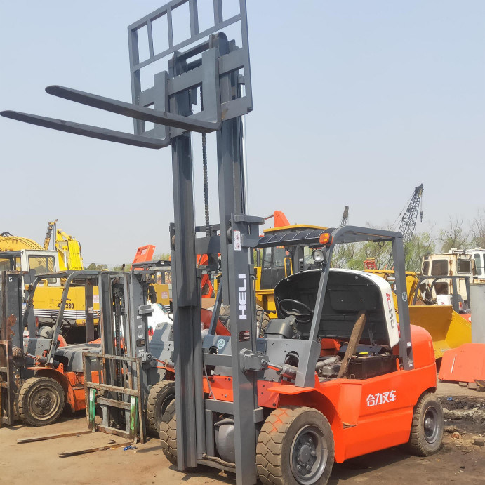 2ème main K50 Heli ascenseur de trépied de chariot élévateur de 5 tonnes pour la hauteur de levage maximale 3m d'entrepôt