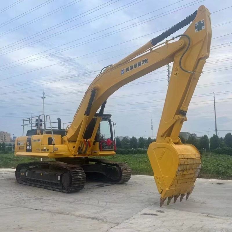 Utilisé Komatsu Digger PC350 Utilisé 35 tonnes Grand type Excavateur à rampe à grande échelle 180kw