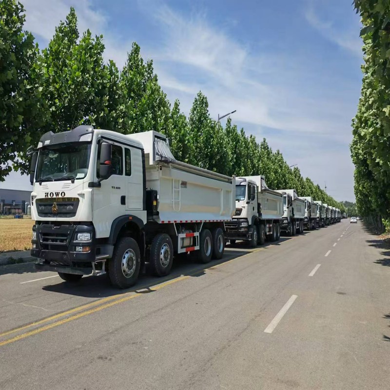 Camion à ordures d'occasion Howo TX Sinotruk Howo 8x4 à 12 roues diesel manuel