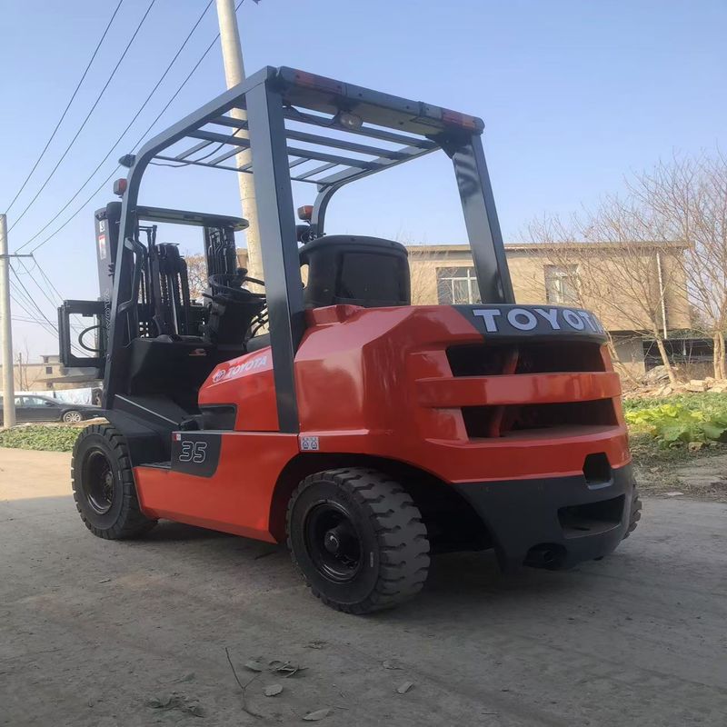 Toyota usé chariot élévateur 3.5 tonnes 3,5 mât avec décalage latéral