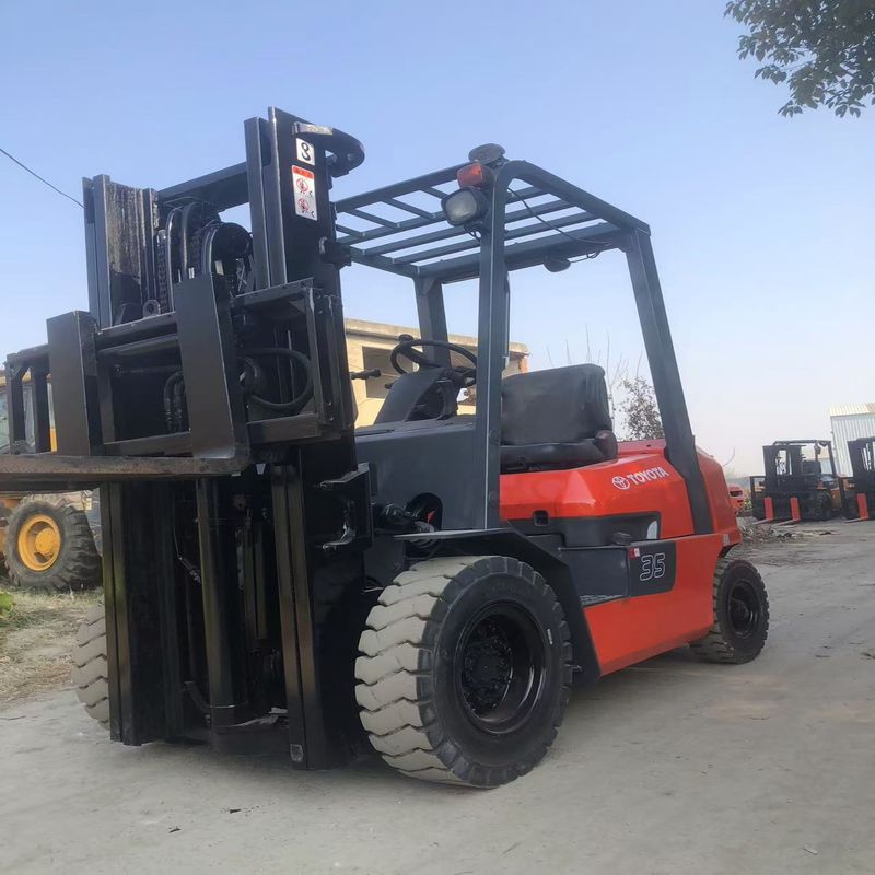 Toyota usé chariot élévateur 3.5 tonnes 3,5 mât avec décalage latéral