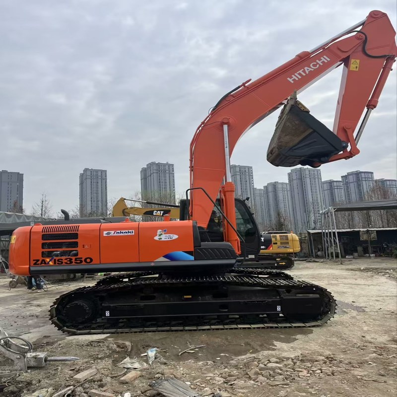 Excavateur d'occasion Original Hitachi ZX350-5G Hydraulique 35 tonnes Crawler Digger 184.2kw