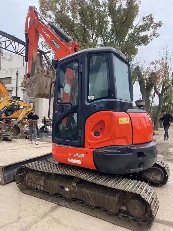 Utilisé Kubota Digger KX163 d'occasion 5,5 tonnes Petit type Mini Excavateur à rampe 35,5kw