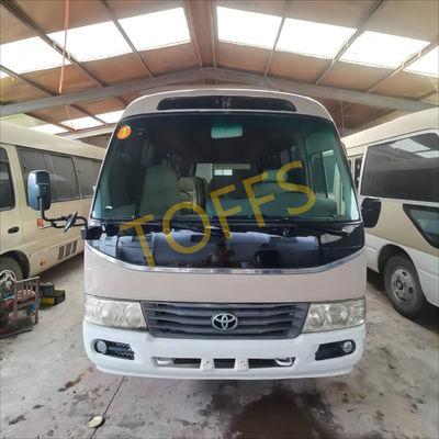 Minibus d'occasion moyen Toyota Coaster 4x4 30 sièges pour le transport urbain