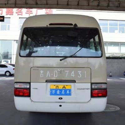 Minibus d'occasion de 20 places Toyota Coaster pour la navette de la ville