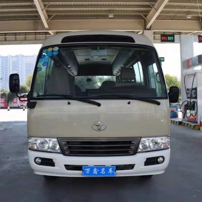 Minibus d'occasion de 20 places Toyota Coaster pour la navette de la ville