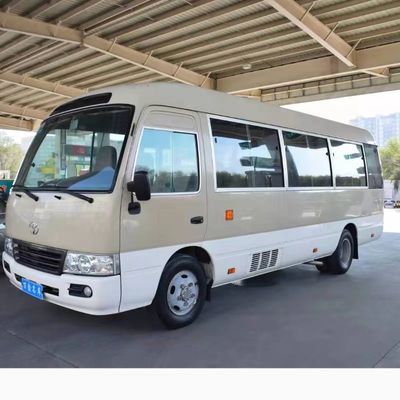 Minibus d'occasion de 20 places Toyota Coaster pour la navette de la ville
