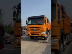 8x4 Diesel camion de décharge d'occasion à bascule pneus de transmission de moteur neufs Howo 460 ch